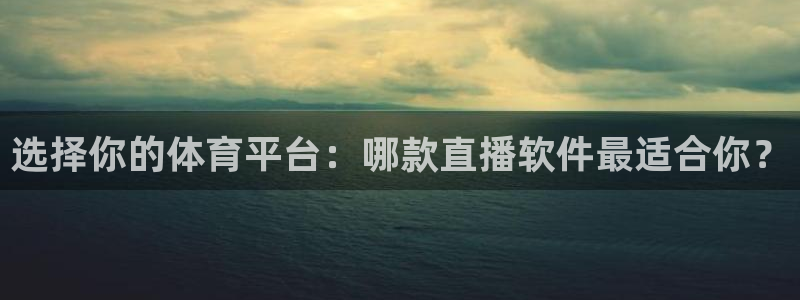 蜘蛛直播体育nba直播在线：选择你的体育平台：哪款直播软件最适合你？