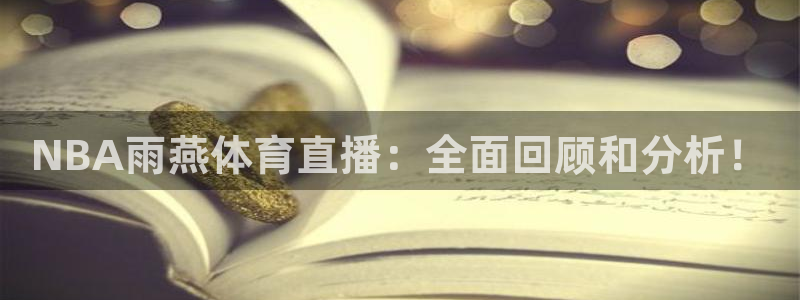 蜘蛛直播体育app：NBA雨燕体育直播：全面回顾和分析！
